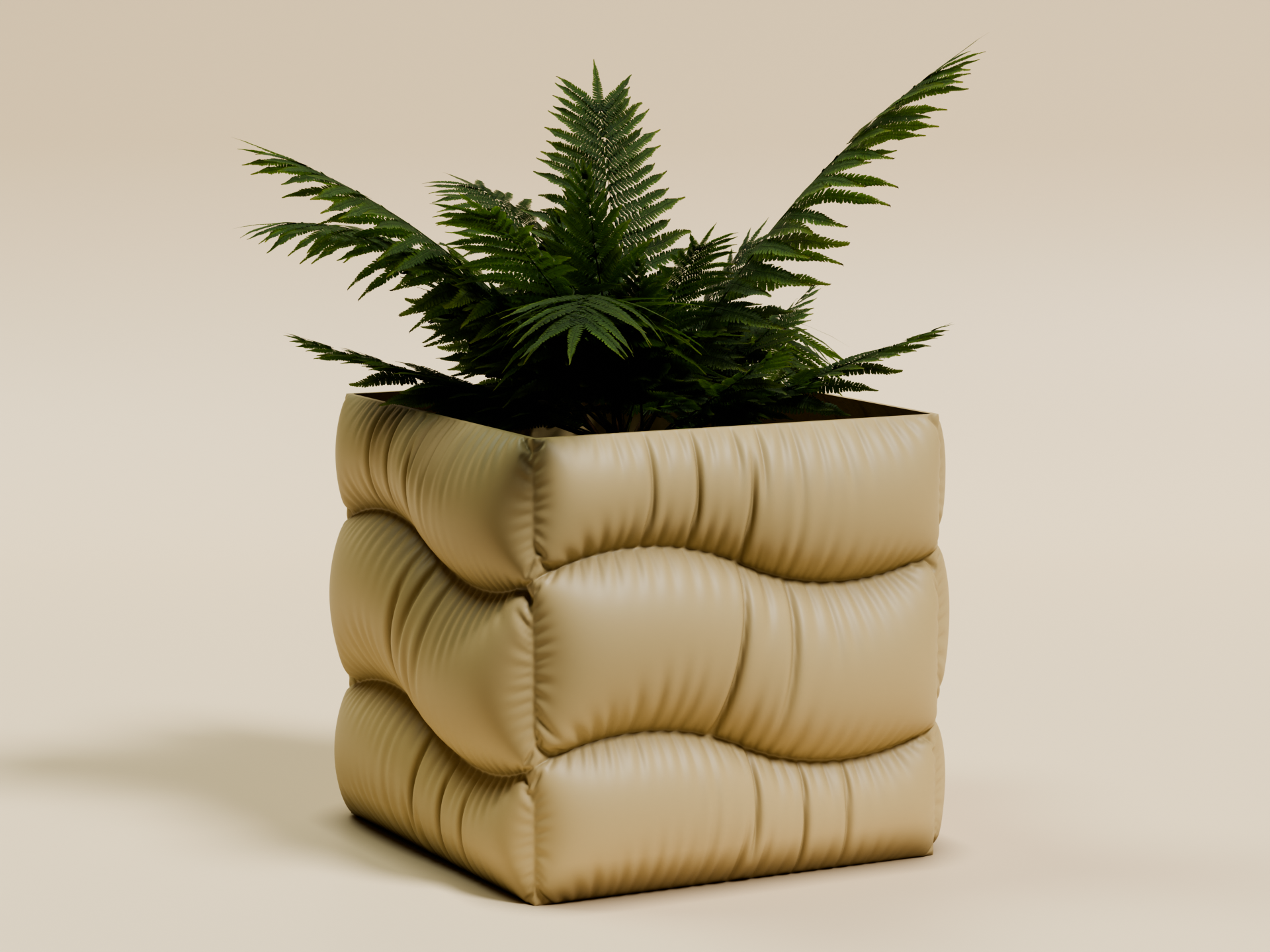 Cloth Plant Pot -Let's Get Wavy (Com. Lic.)