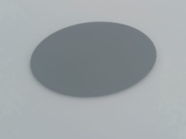 Flat 2D oval shape