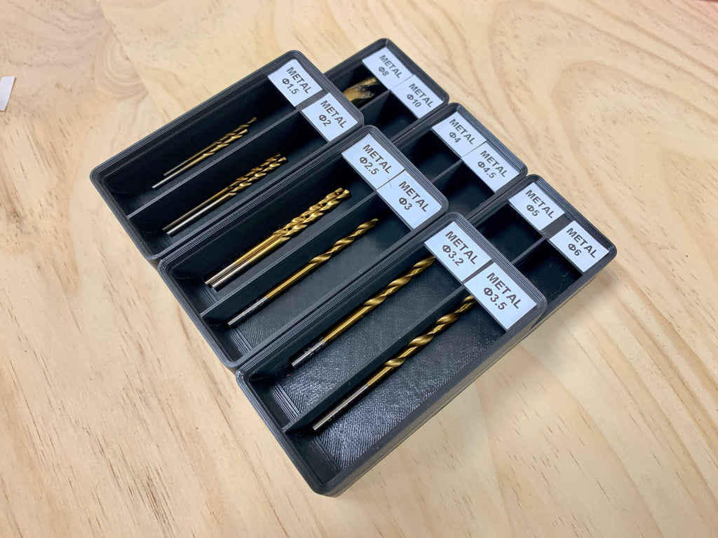 Grifinity drill bit bins