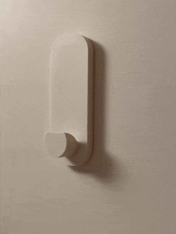 Recessed Command Strip Hook