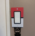 Poke ball light switch cover - Pokemon