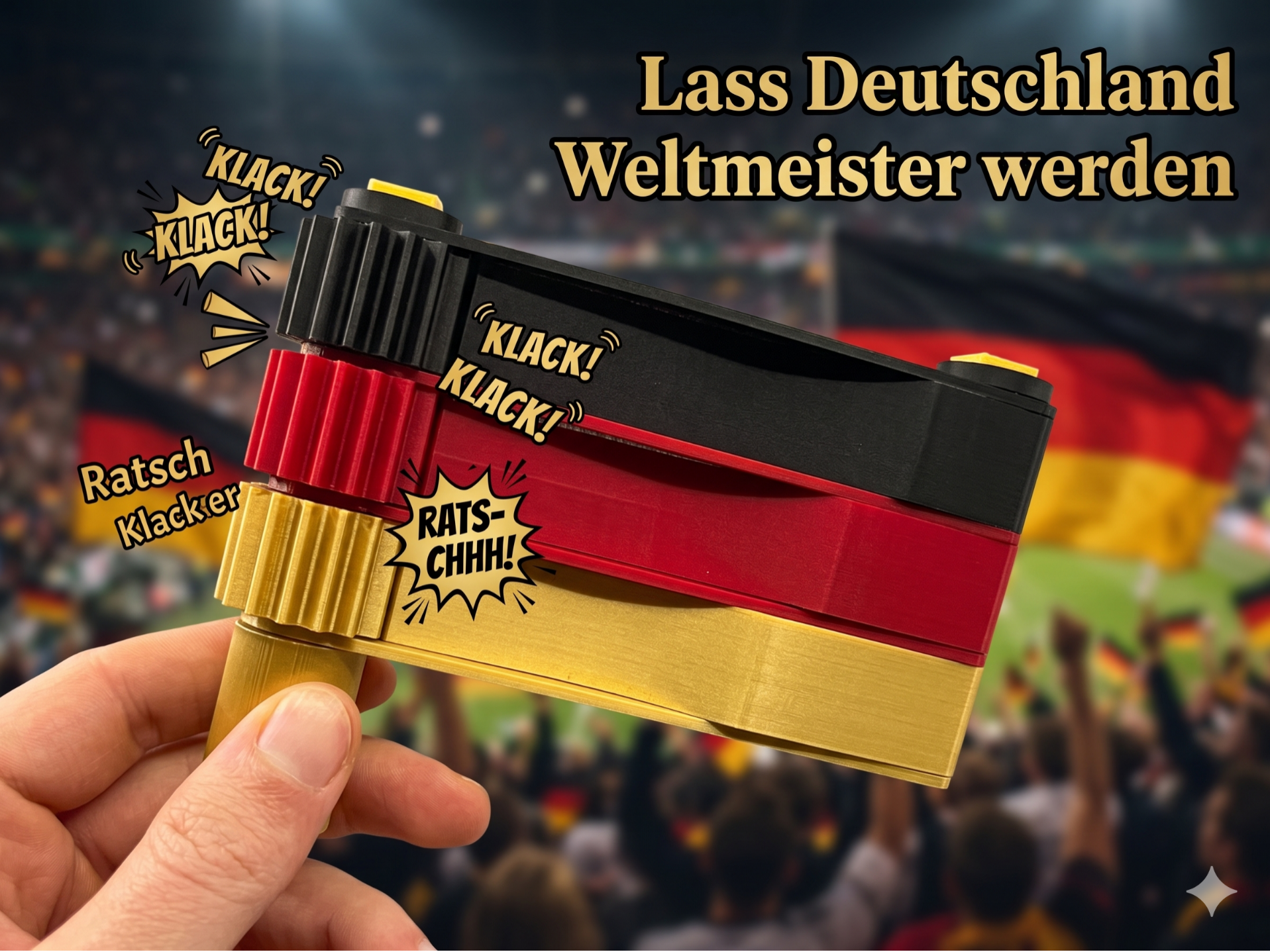 Der ultimative Lärmmacher! WM 2026 Deutschand
