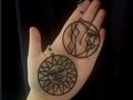 Sun and Moon Celestial Earrings