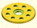 RC 450/470 Slant Thread Main Drive Gear 121T