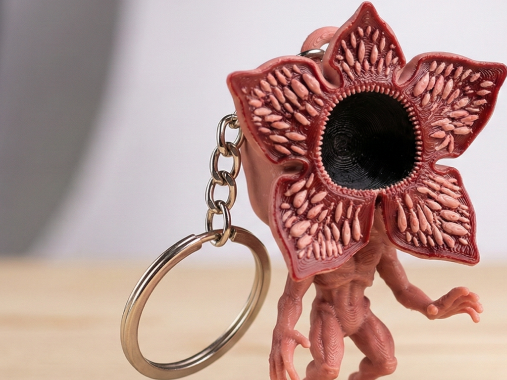 Demogorgon Keychain - Stranger Things Fan Art