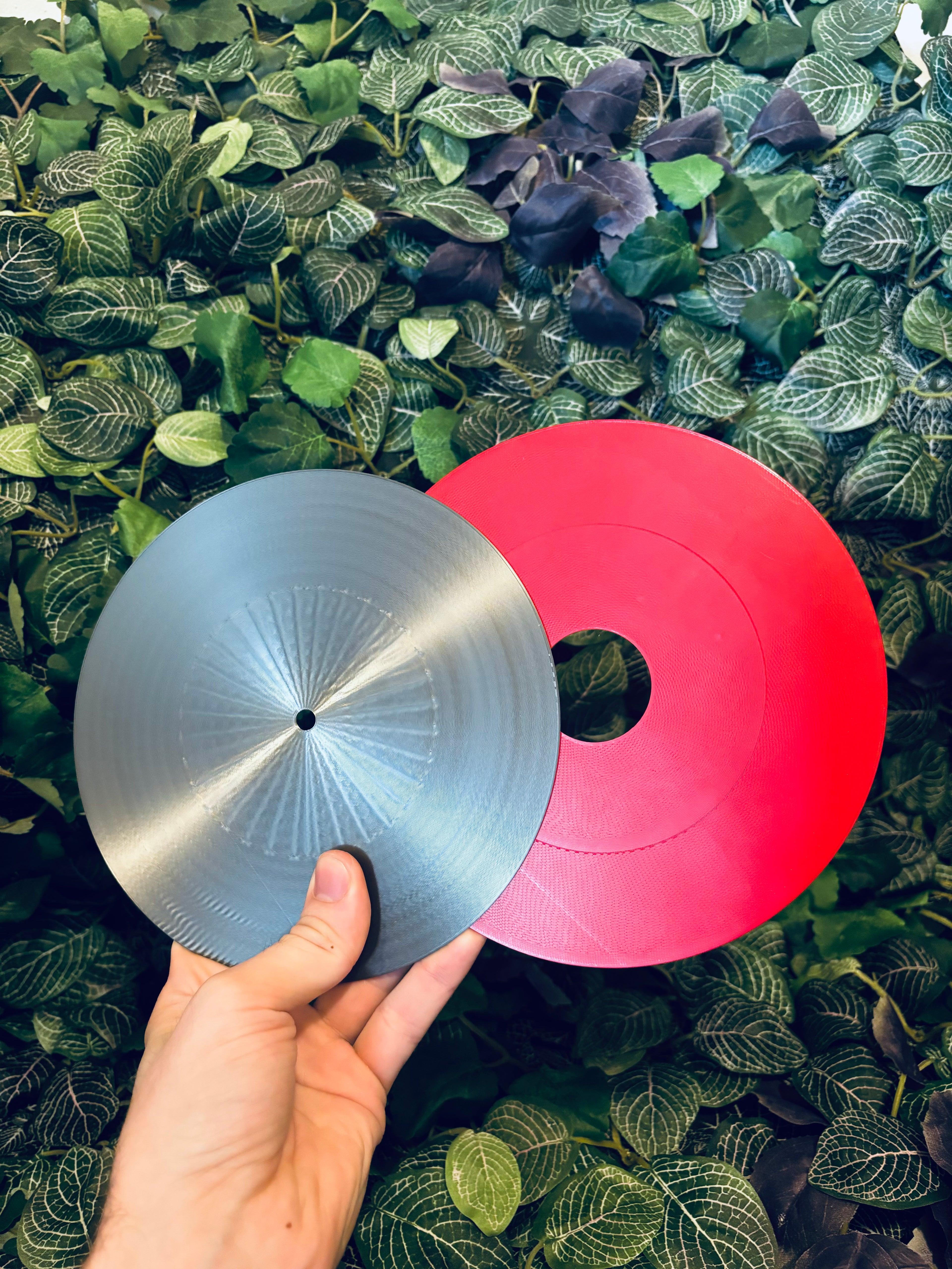 7" Inch Vinyl Record Single with Small Hole