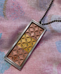 Breeze Block Pattern Pendant