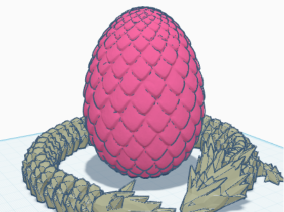 egg and dragon