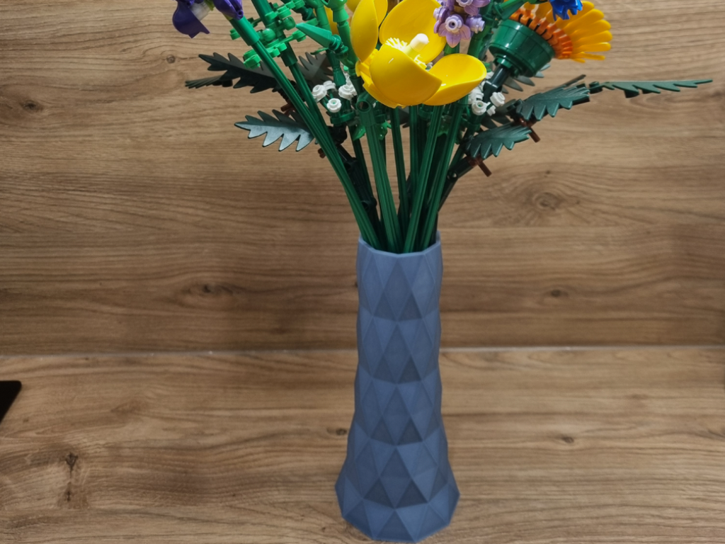 Vase for brick flowers