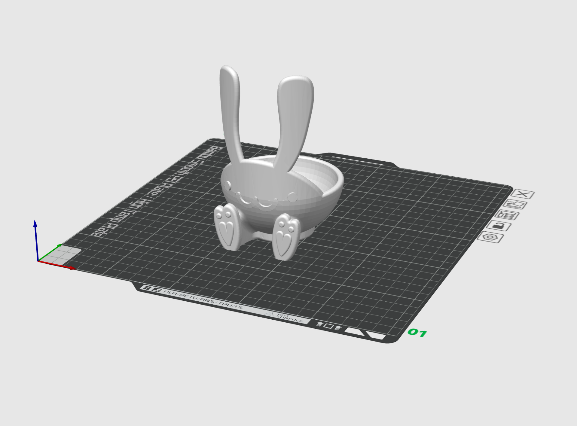 Easter Bunny Pot