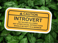 Introvert Sign
