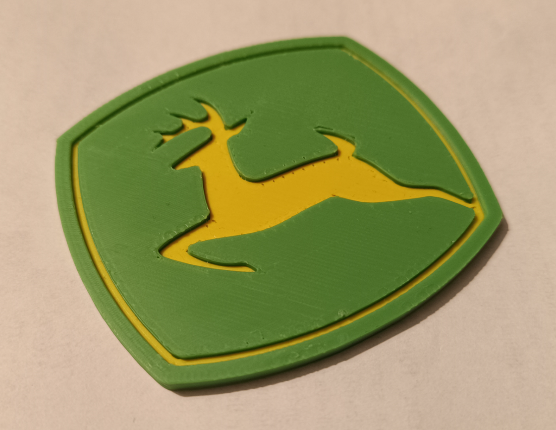 John Deere Coaster + Holder