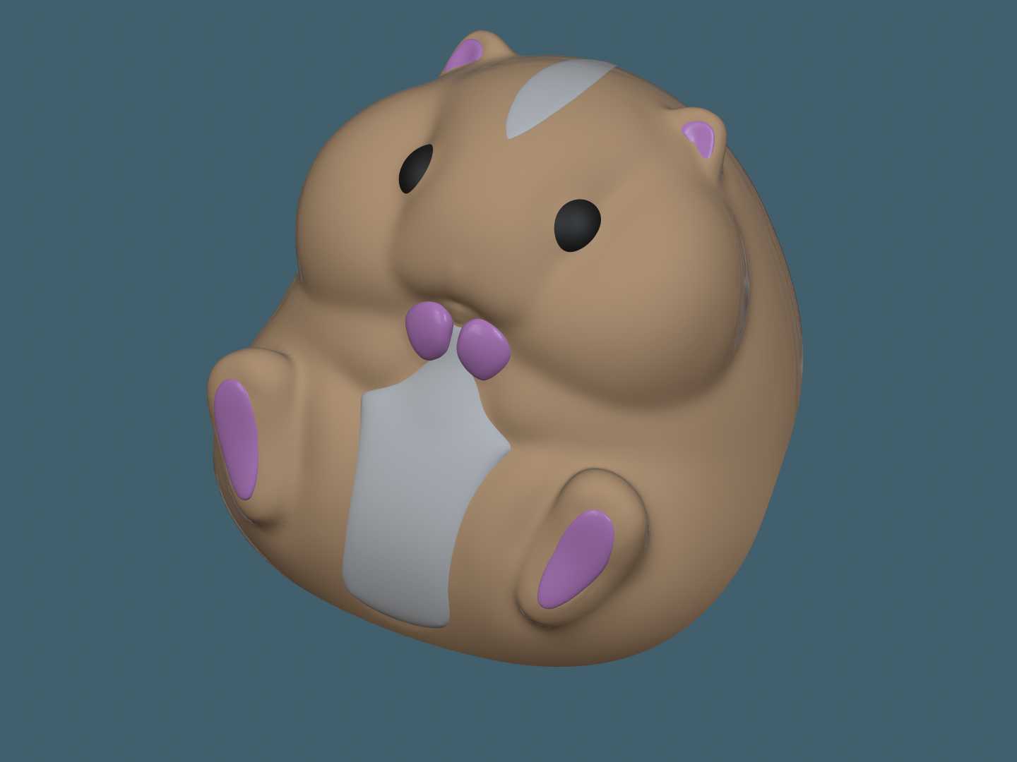 Cute Chubby Hamster