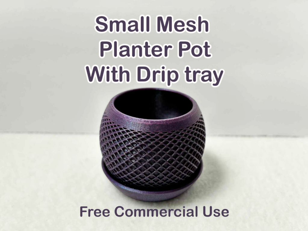 Propagation mesh planter pot