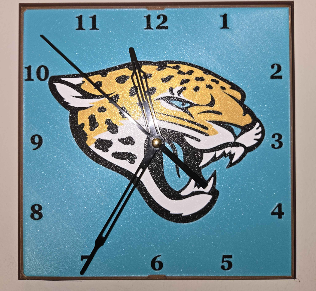 Jacksonville Jaguars Clock Face