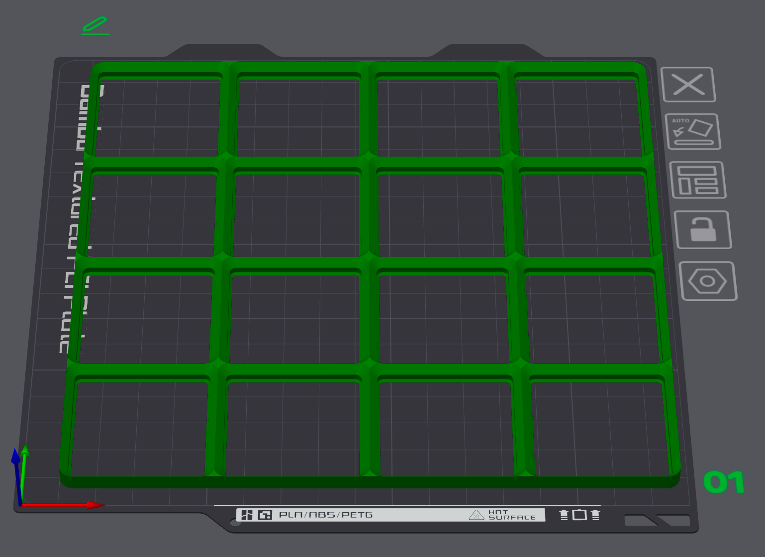 Gridfinity Baseplates 4X4