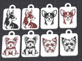 dogs set 1 keychains/charms(free commercial)