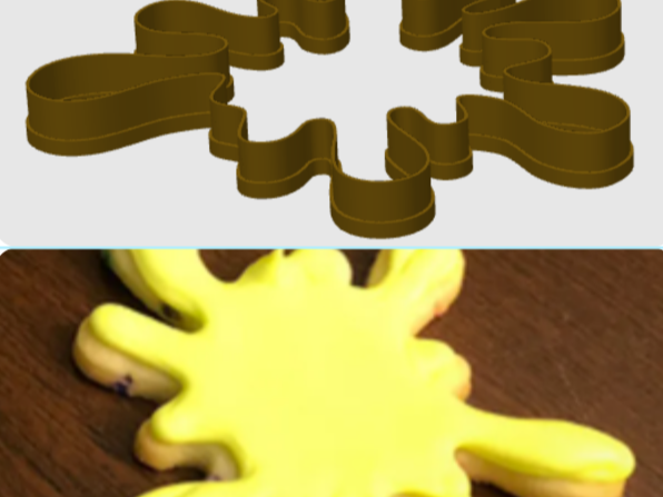 Splash Cookies cutter