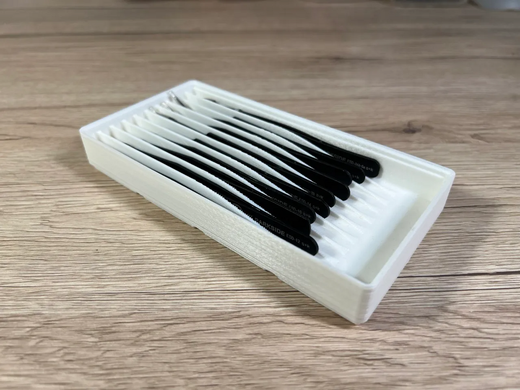 Gridfinity Tweezers Bin - 10pc
