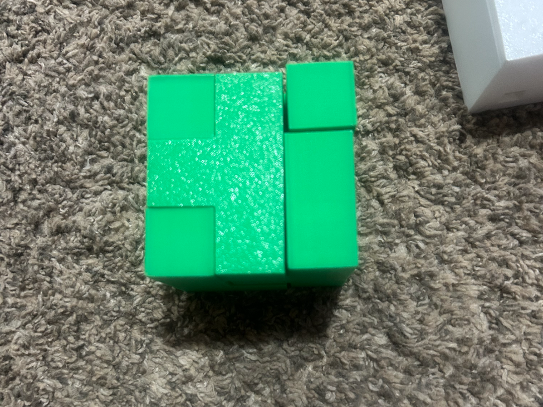 3D wooden cube puzzle