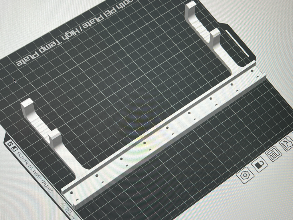 Bambu A1 LED bracket, AMS top mount compatible 1.1