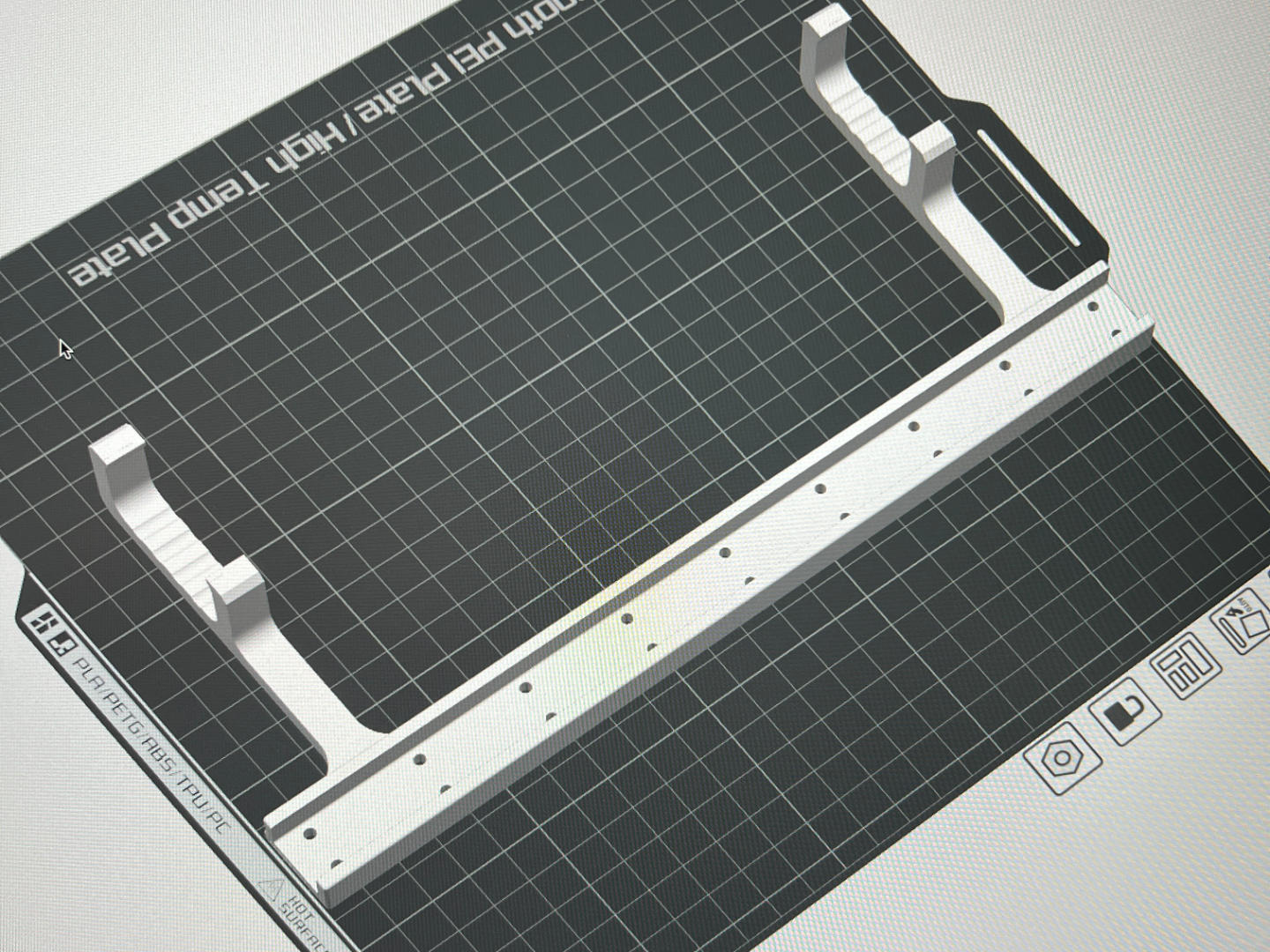 Bambu A1 LED bracket, AMS top mount compatible 1.1