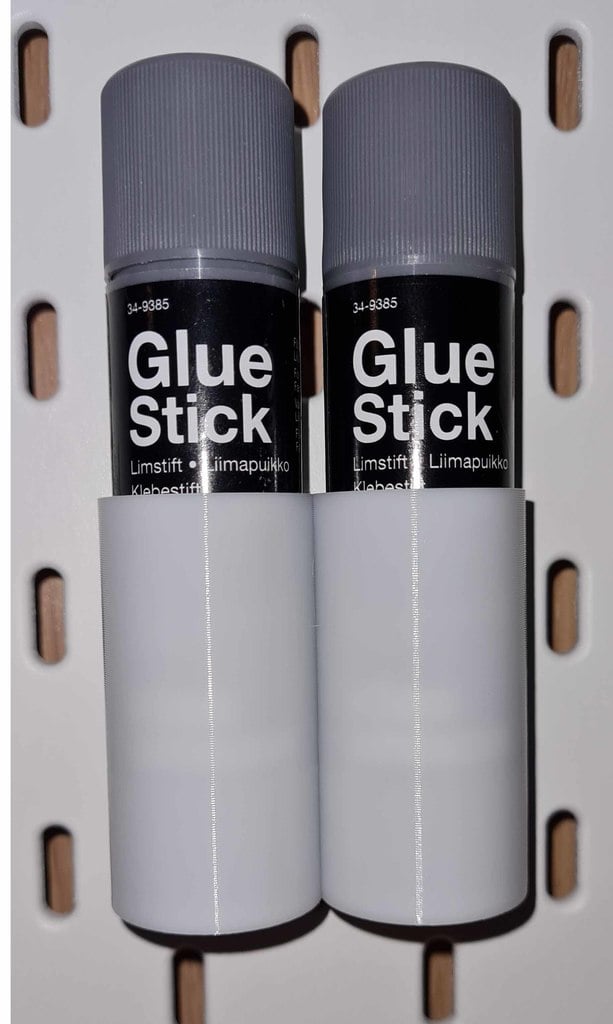 Dual Glue Stick Holder for IKEA SKADIS