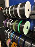 Round filament box for spools