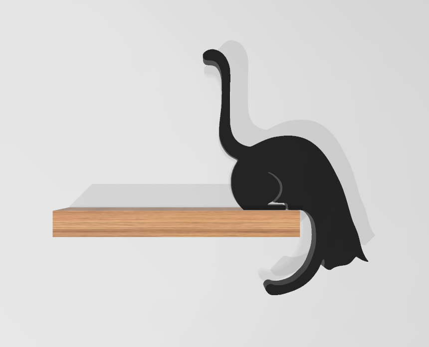 Shelf Cat Holder