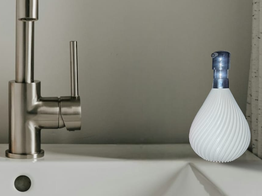 Reusable soap dispenser - thread&shape variant