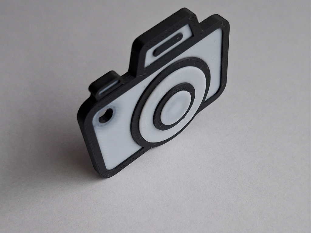Keychain Camera with pocket for NFC