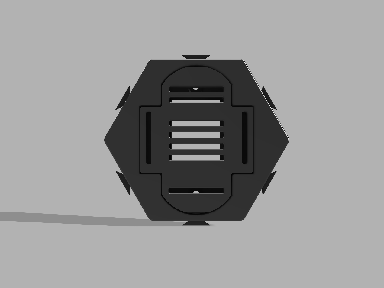Hexagonal medal holder