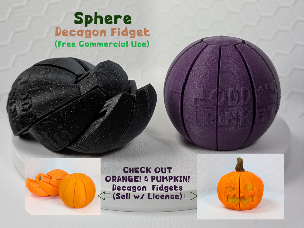 Sphere Decagon Fidget (Free to Sell)
