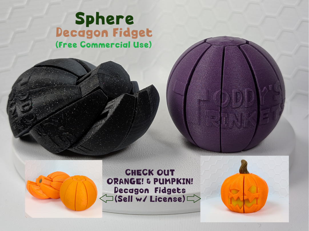 Sphere Decagon Fidget (Free to Sell)