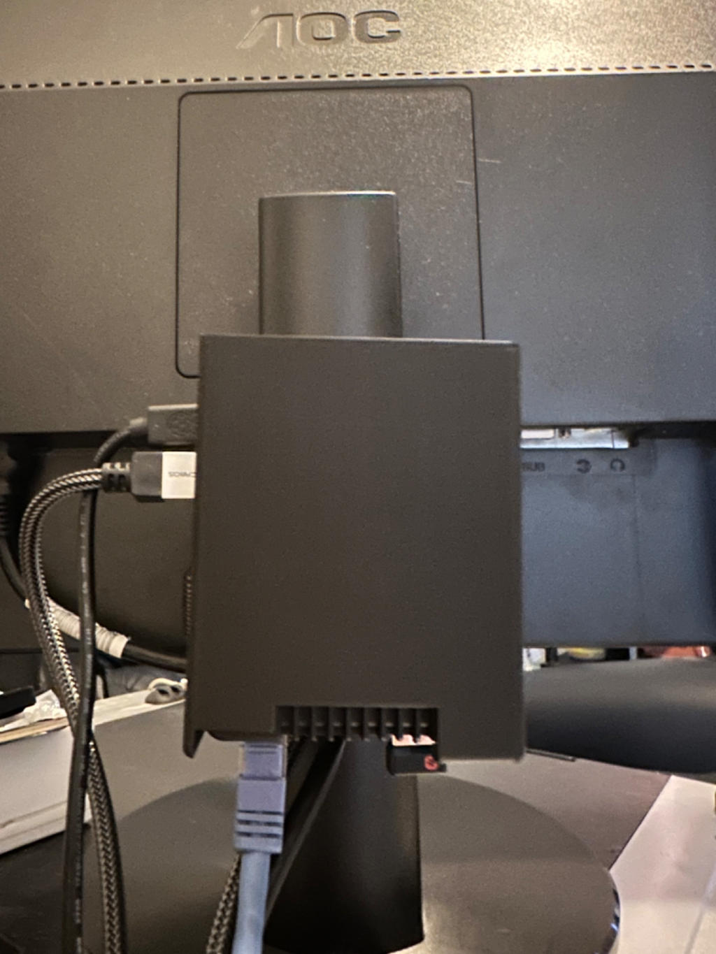 Argon Neo 5 M.2 NVMe Case mount for the Rasp Pi 5