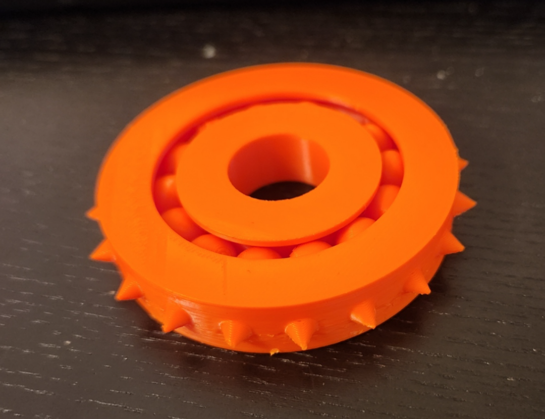 Ball Bearing Fidget With Spikes