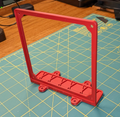 140mm upright radiator bracket with modular cover holes