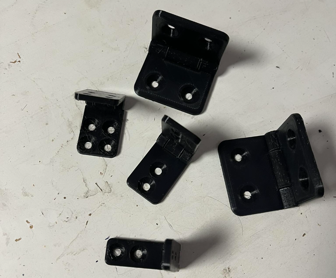 Hinges for furniture, more variants