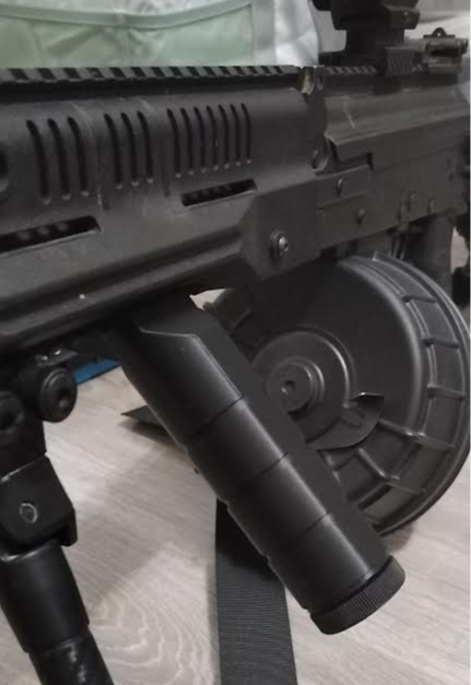 Airsoft long grip B25U RK-1 (angled)