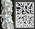 Shard Camo Stencil (works with spray paint)