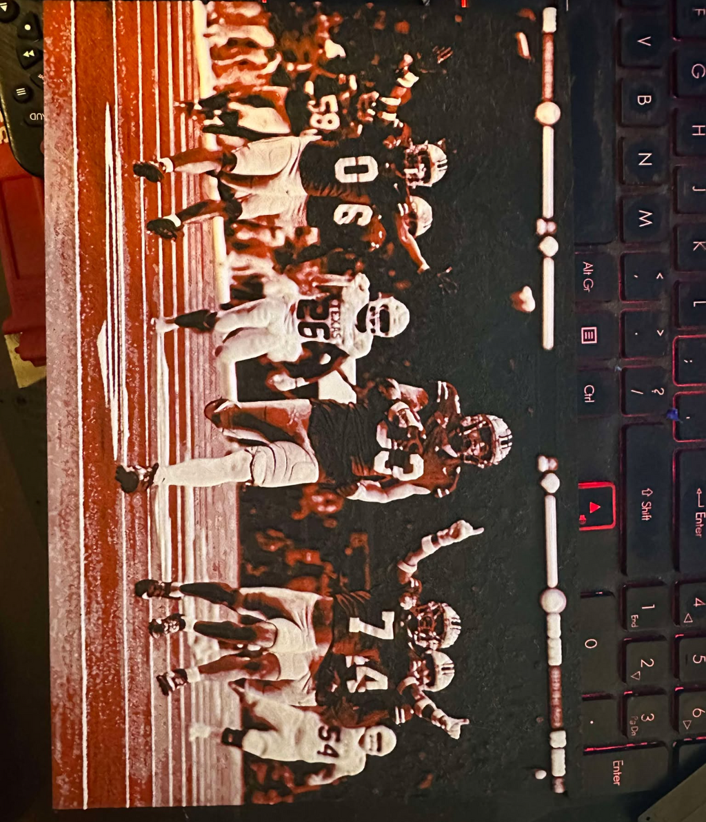 Jack Sawyer running for endzone