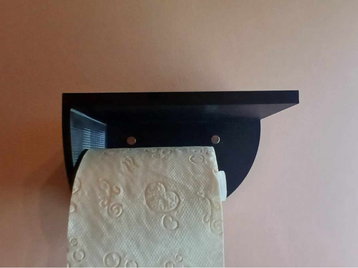 Toilet Paper Holder with Detachable Rod