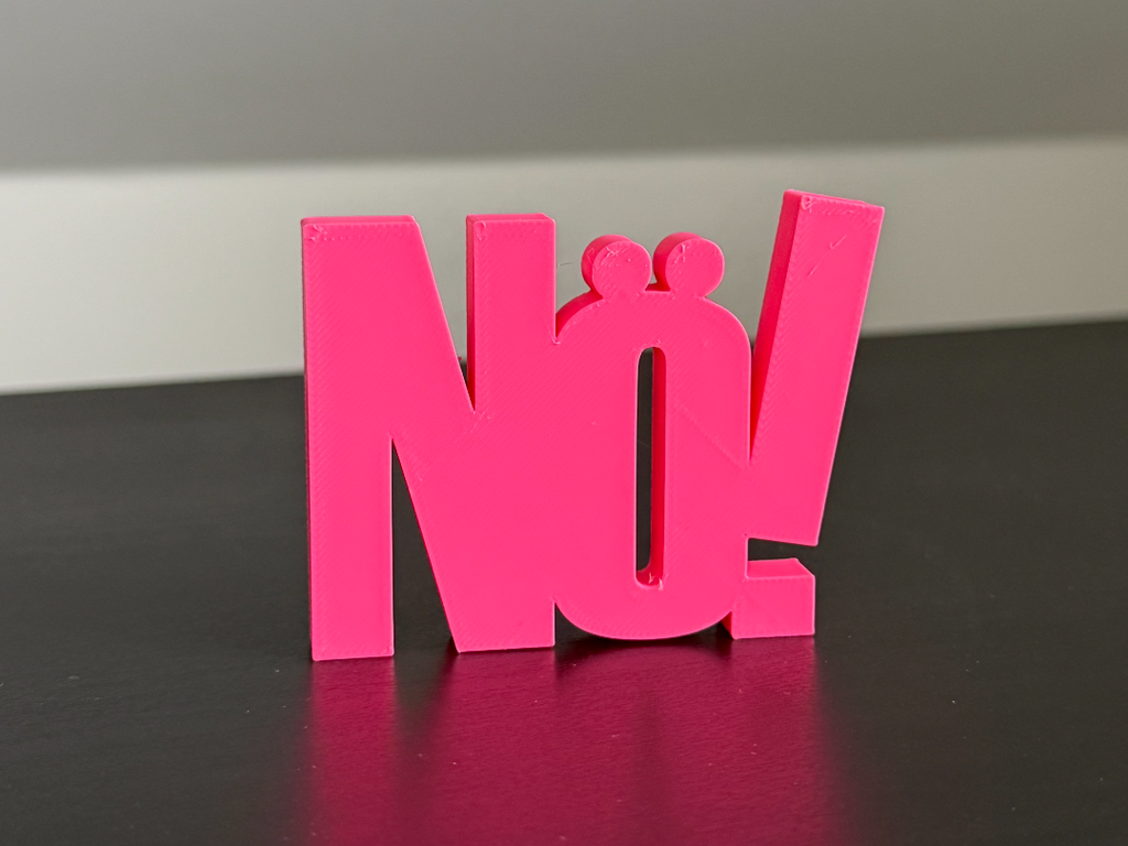 Nö! Schriftzug