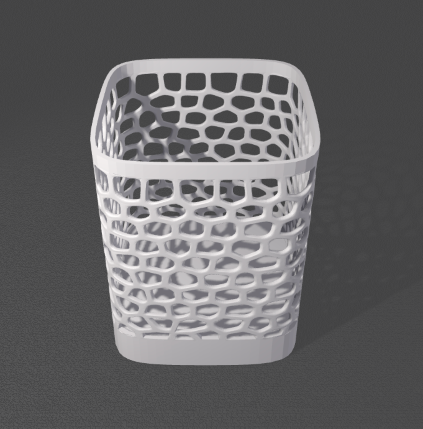 Rounded Voronoi Pen Holder