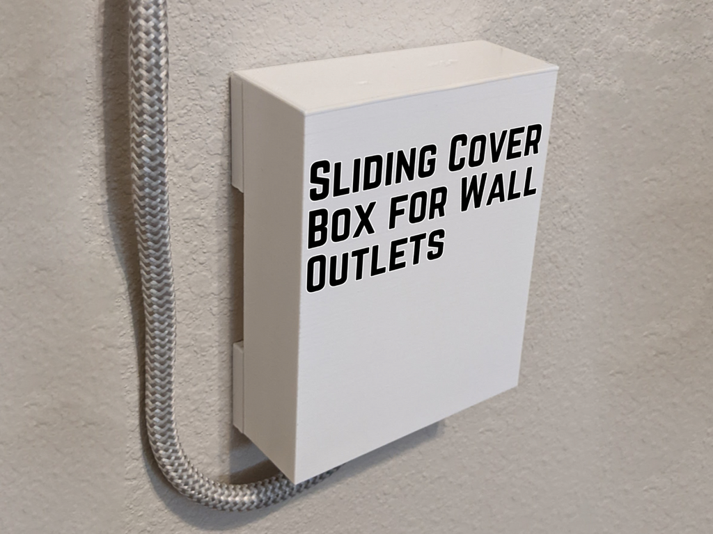 Sliding Cover Box for Wall Outlets