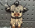 Baby Highland Cow Keychain/Ornament