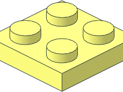 Brick Part 3022 - plate 2x2