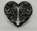 Heart and Skull Wall Art