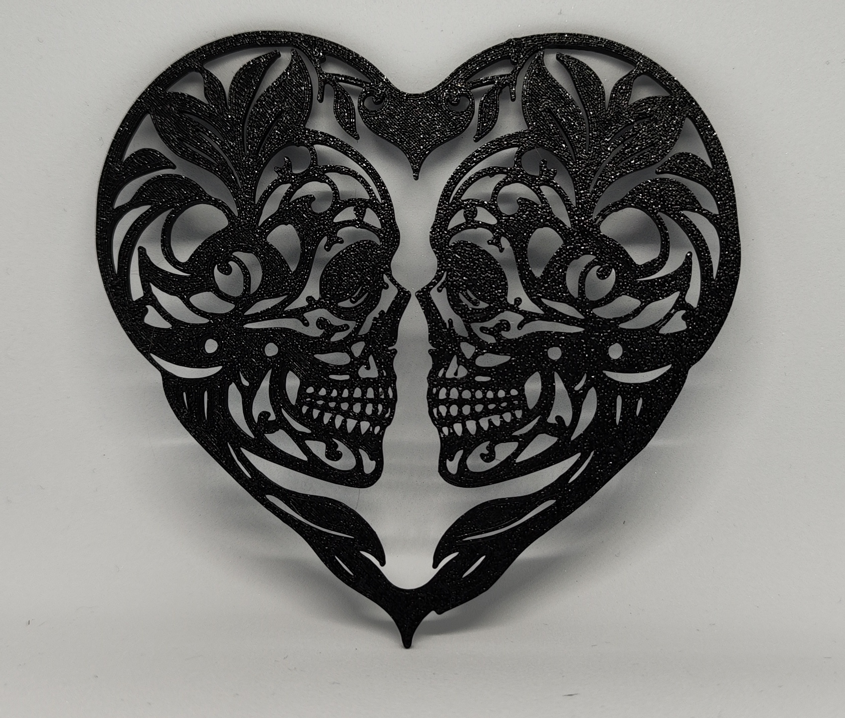 Heart and Skull Wall Art