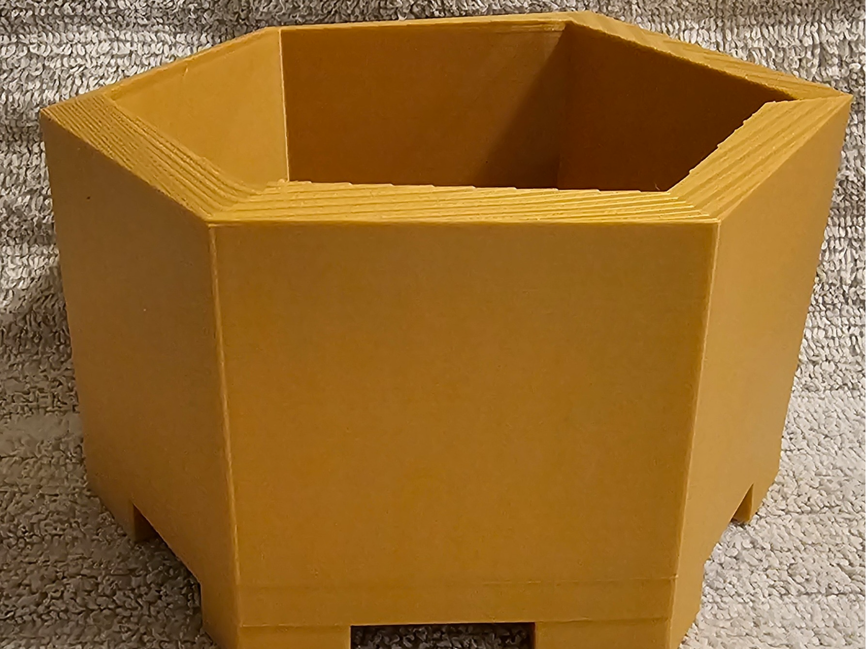 Hex Bonsai Pot
